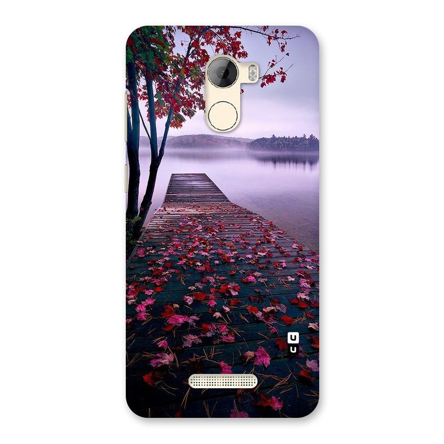 Cherry Blossom Dock Back Case for Gionee A1 LIte