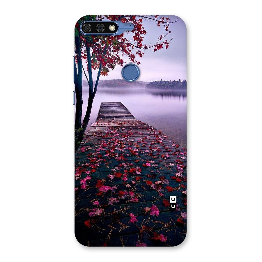 Cherry Blossom Dock Back Case for Honor 7C
