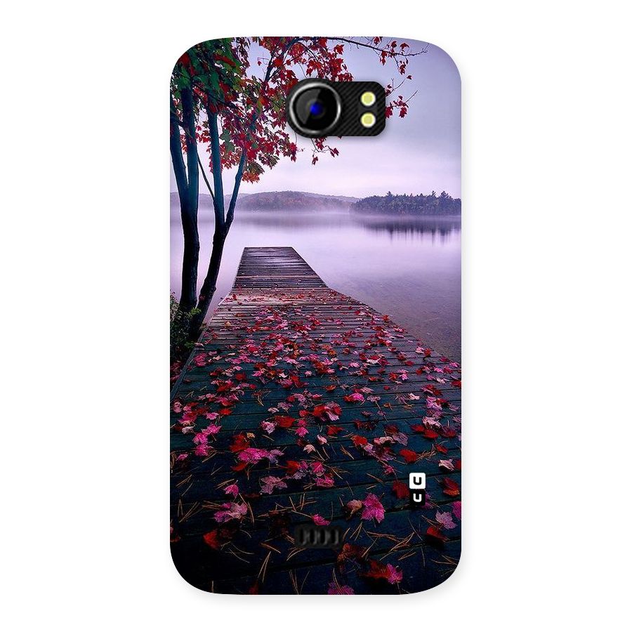 Cherry Blossom Dock Back Case for Micromax Canvas 2 A110