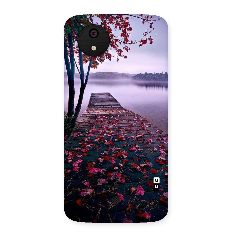 Cherry Blossom Dock Back Case for Micromax Canvas A1