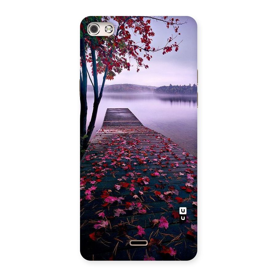 Cherry Blossom Dock Back Case for Micromax Canvas Silver 5