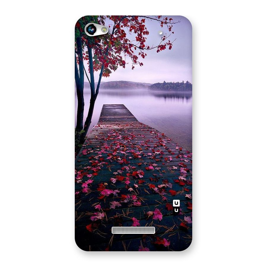 Cherry Blossom Dock Back Case for Micromax Hue 2