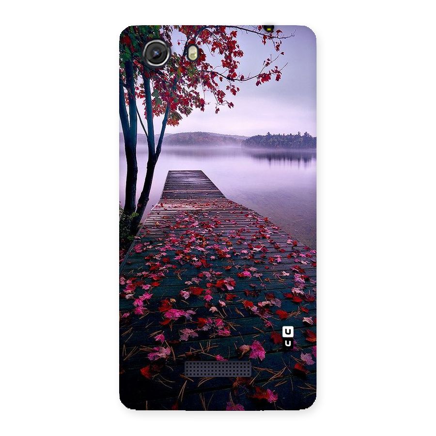 Cherry Blossom Dock Back Case for Micromax Unite 3