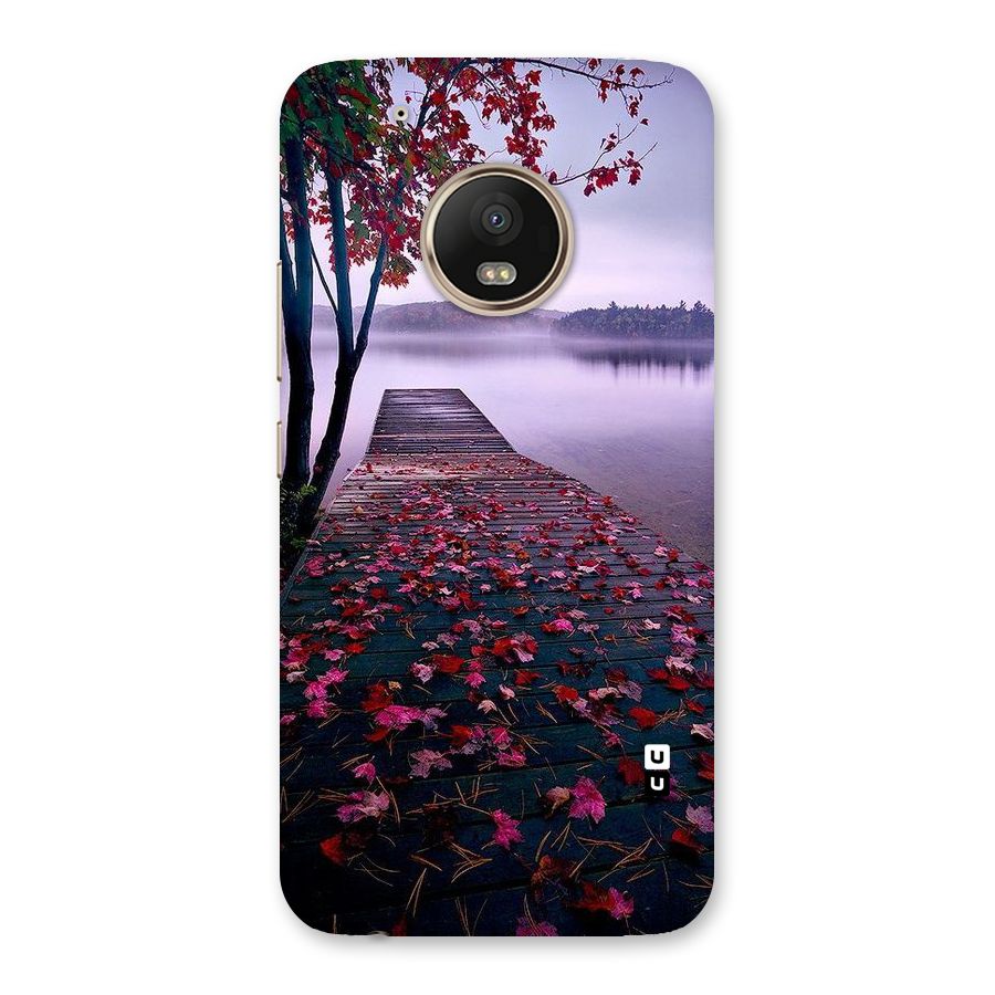 Cherry Blossom Dock Back Case for Moto G5 Plus