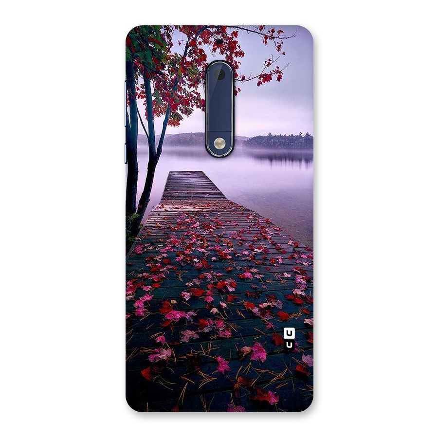 Cherry Blossom Dock Back Case for Nokia 5