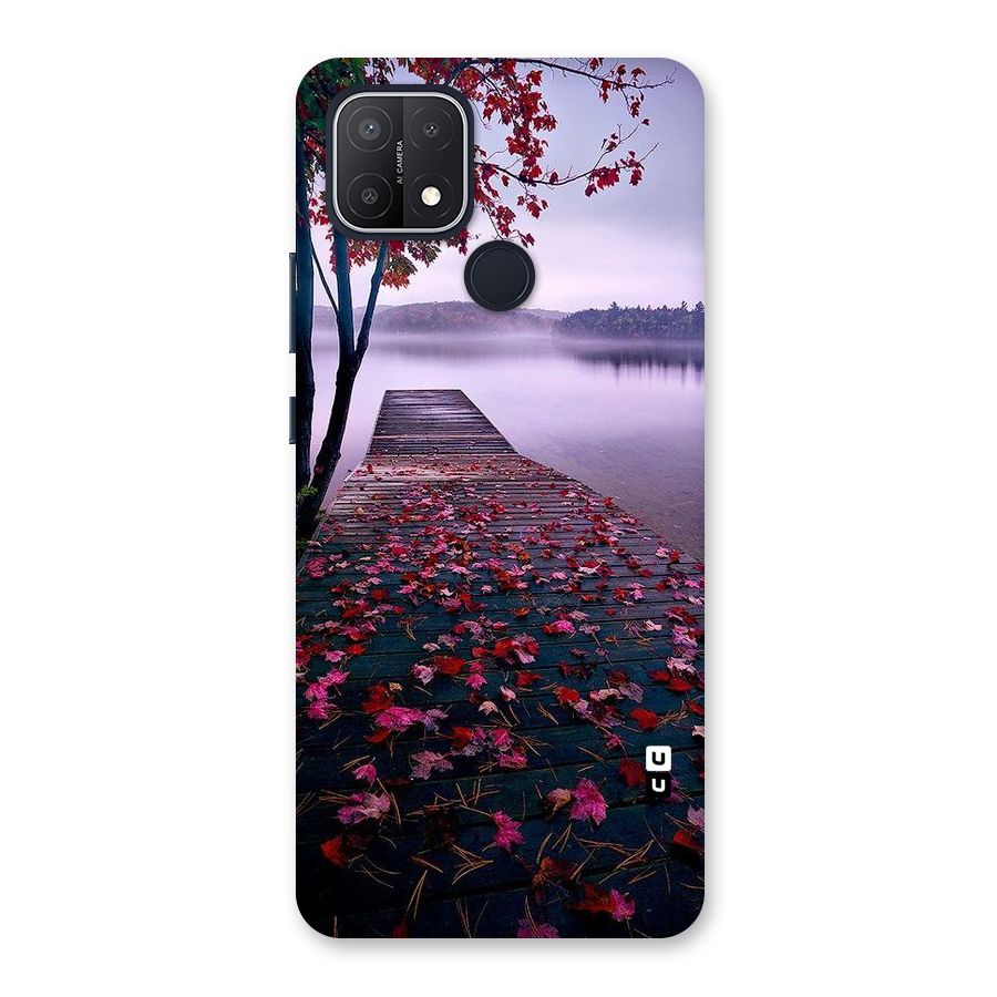 Cherry Blossom Dock Back Case for Oppo A15s