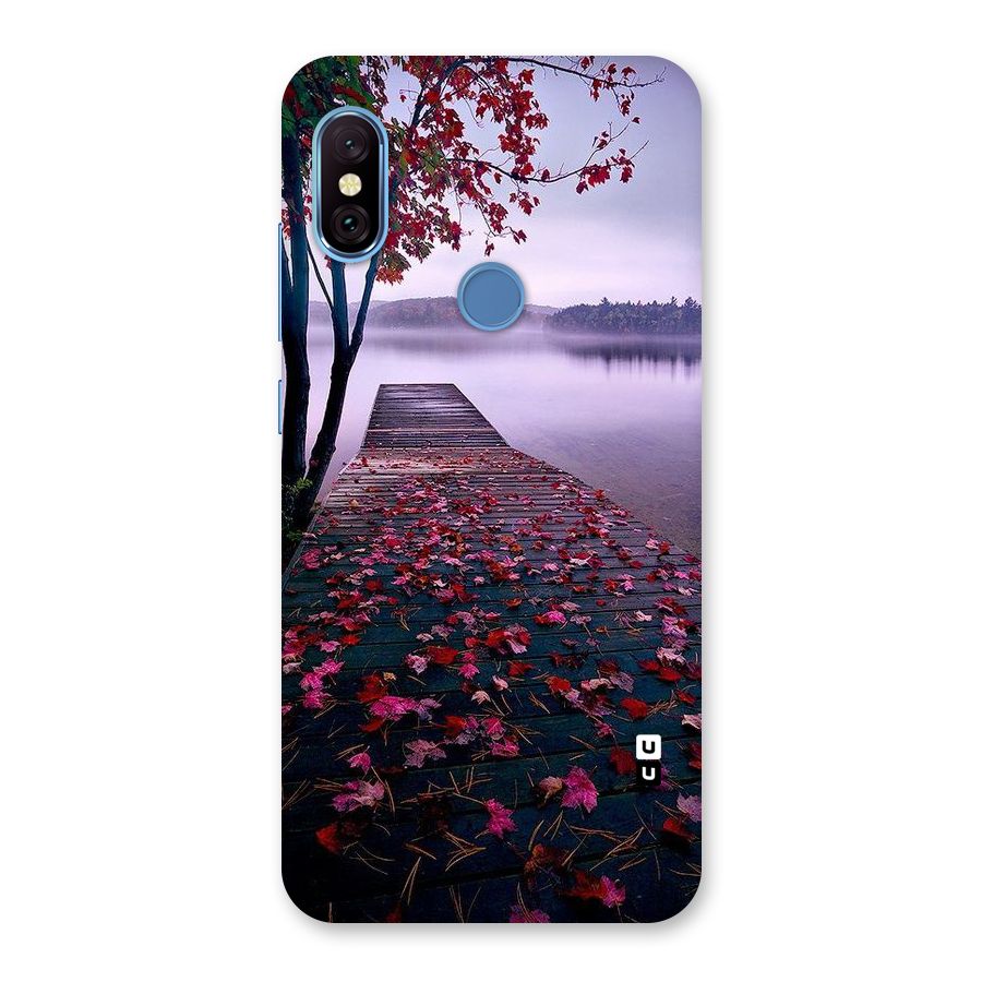 Cherry Blossom Dock Back Case for Redmi Note 6 Pro