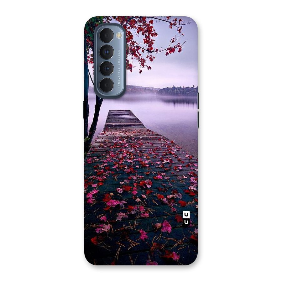 Cherry Blossom Dock Back Case for Reno4 Pro