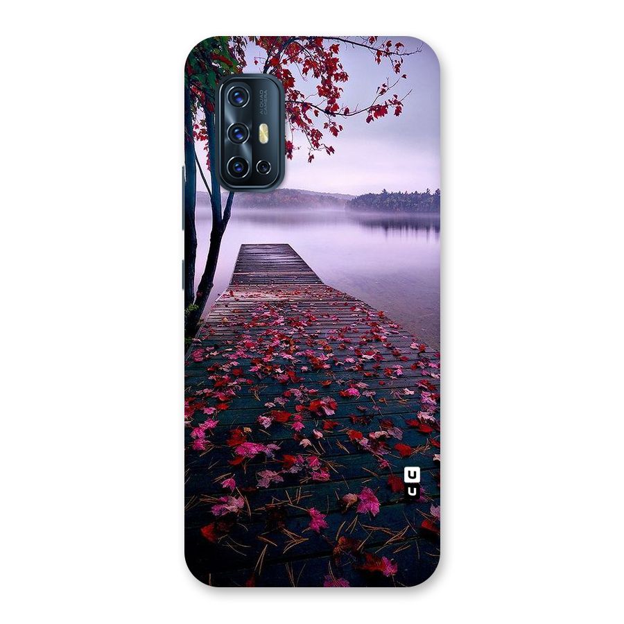 Cherry Blossom Dock Back Case for Vivo V17