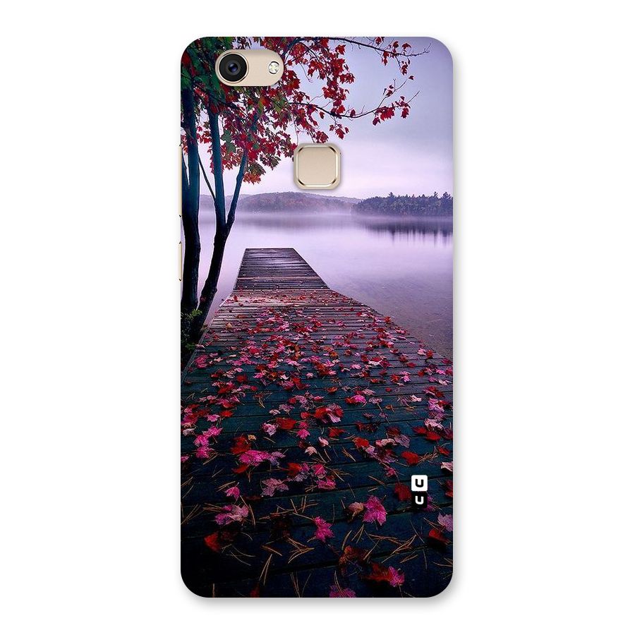 Cherry Blossom Dock Back Case for Vivo V7