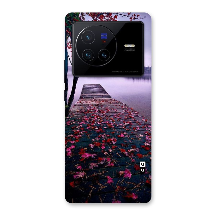 Cherry Blossom Dock Back Case for Vivo X80