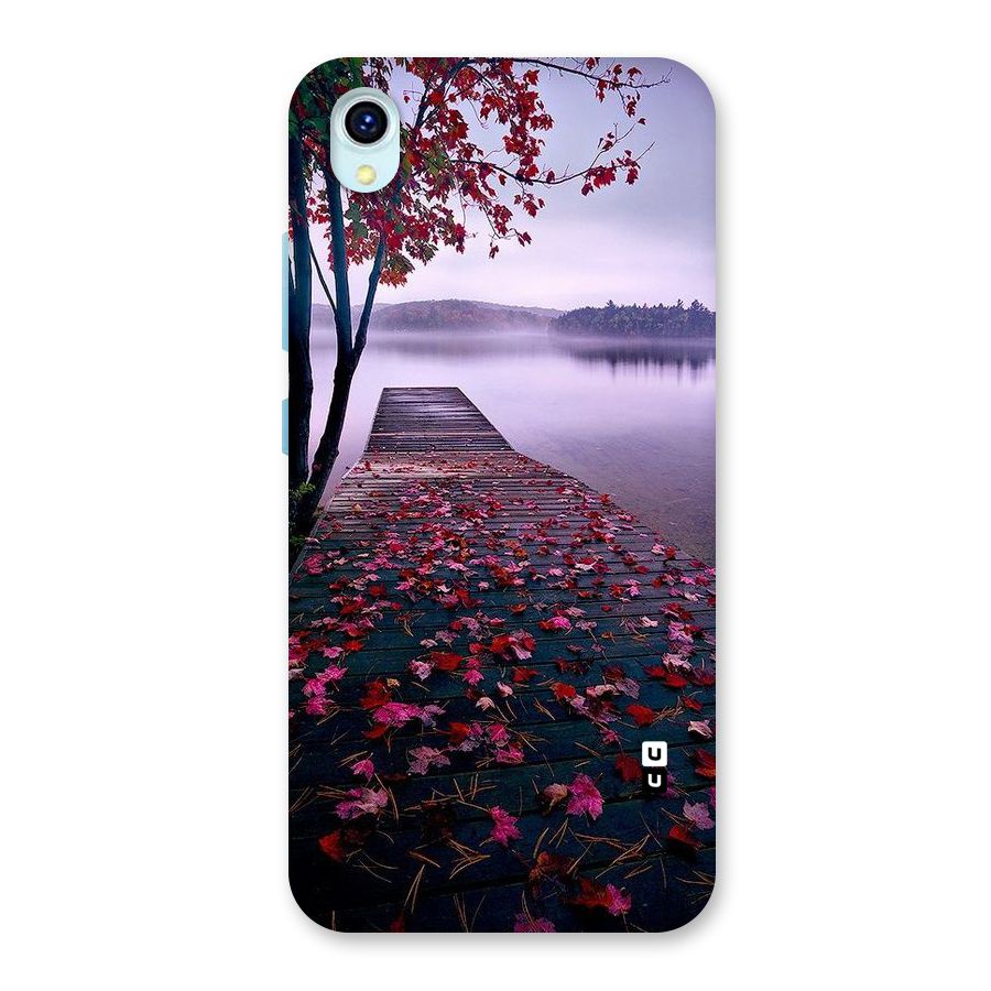 Cherry Blossom Dock Back Case for Vivo Y1s