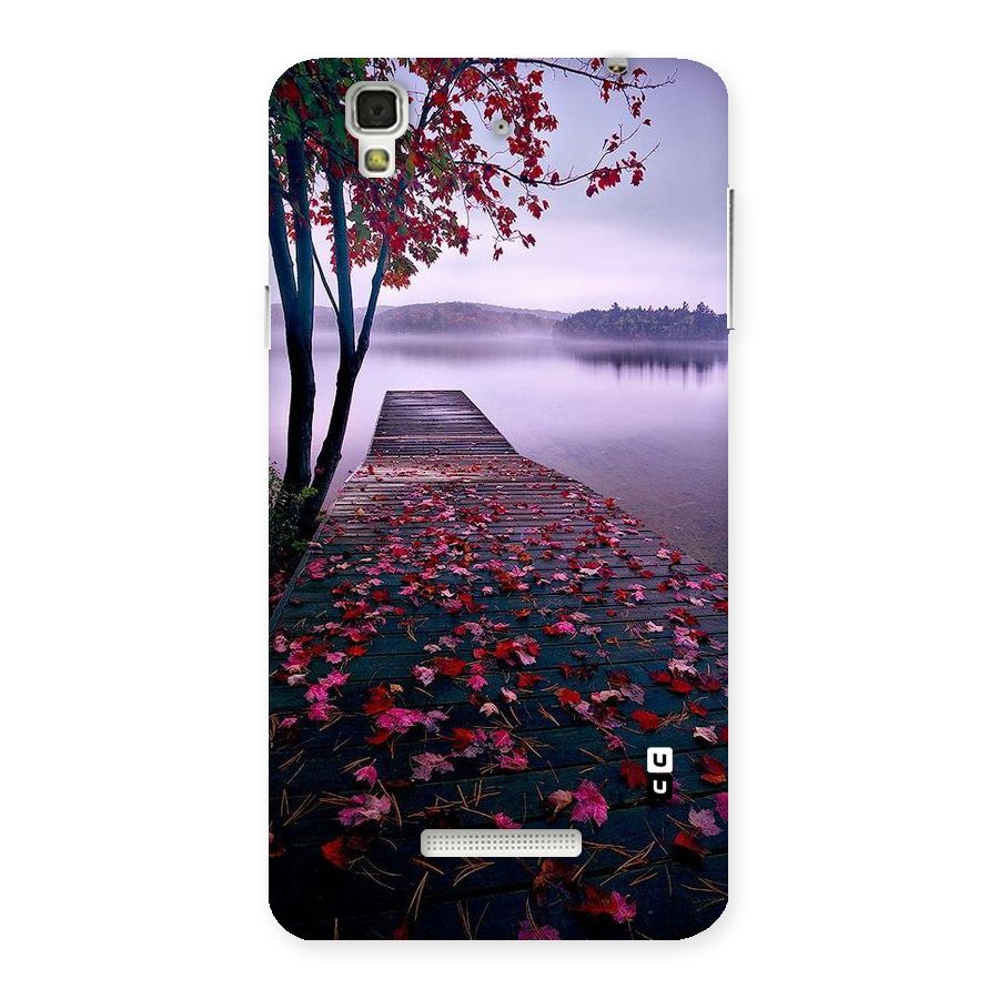 Cherry Blossom Dock Back Case for YU Yureka Plus