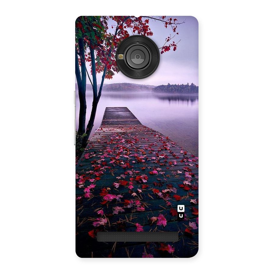 Cherry Blossom Dock Back Case for Yu Yunique
