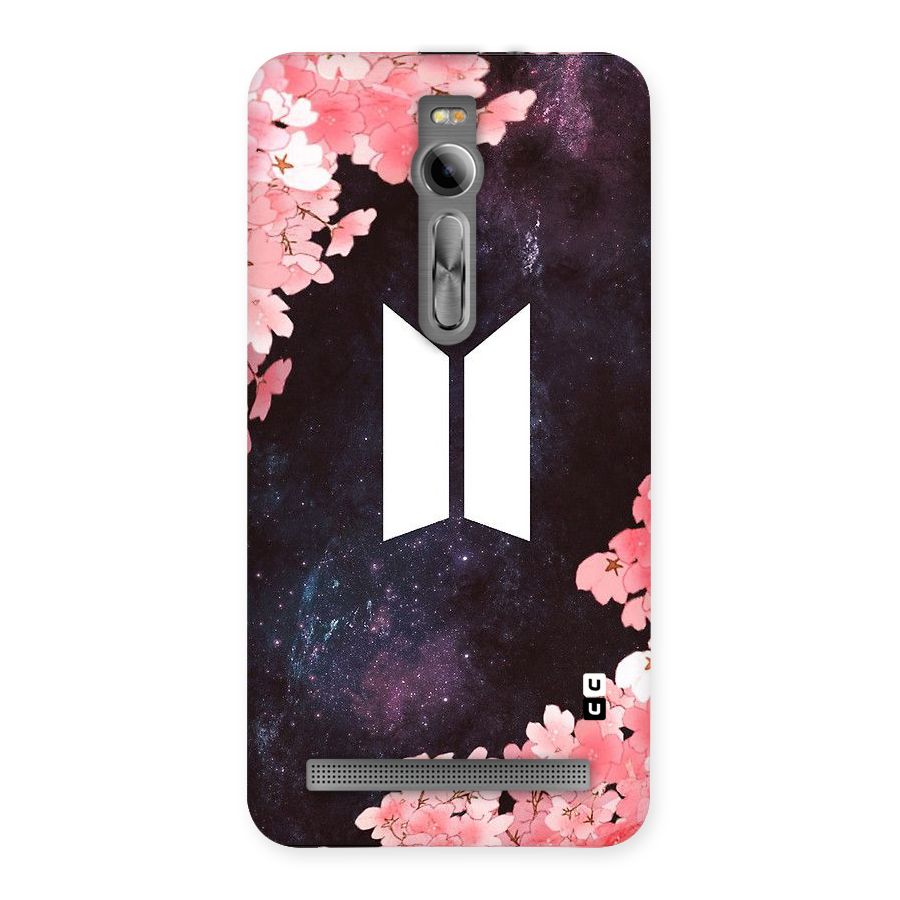 Cherry Blossom Pause Design Back Case for Asus Zenfone 2