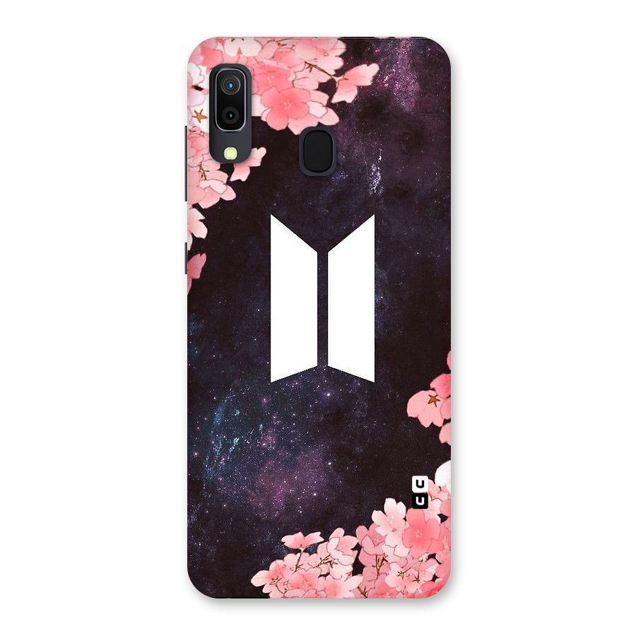 Cherry Blossom Pause Design Back Case for Galaxy A20