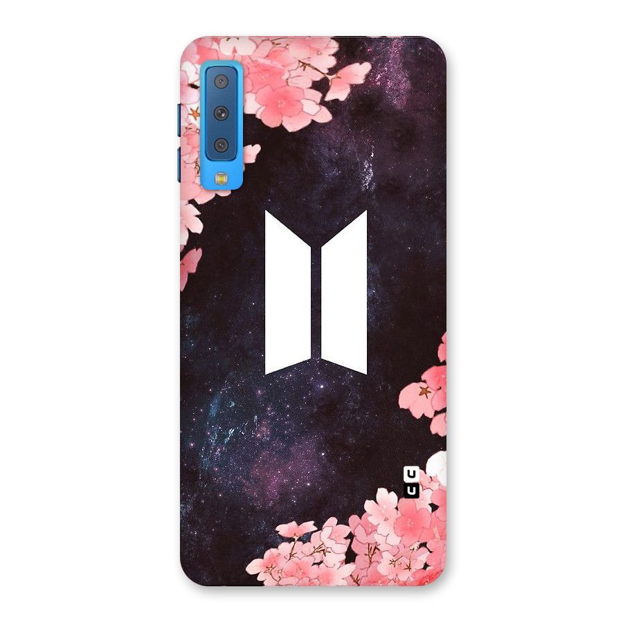 Cherry Blossom Pause Design Back Case for Galaxy A7 (2018)
