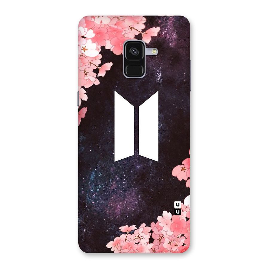 Cherry Blossom Pause Design Back Case for Galaxy A8 Plus