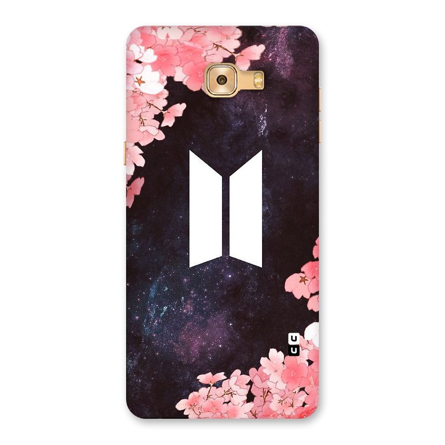 Cherry Blossom Pause Design Back Case for Galaxy C9 Pro