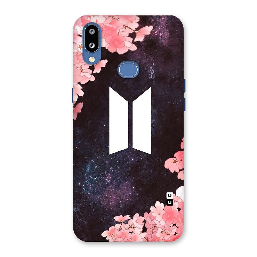 Cherry Blossom Pause Design Back Case for Galaxy M01s