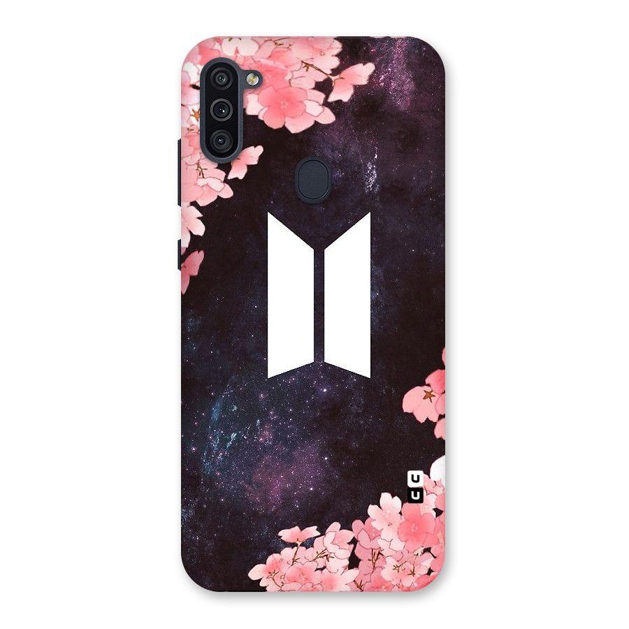 Cherry Blossom Pause Design Back Case for Galaxy M11