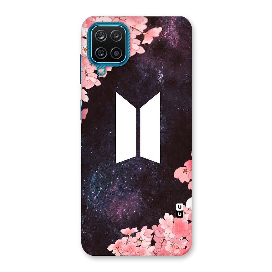 Cherry Blossom Pause Design Back Case for Galaxy M12