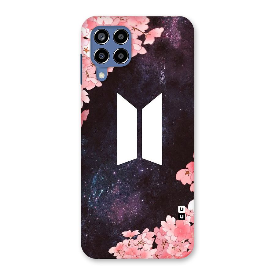 Cherry Blossom Pause Design Back Case for Galaxy M53 5G
