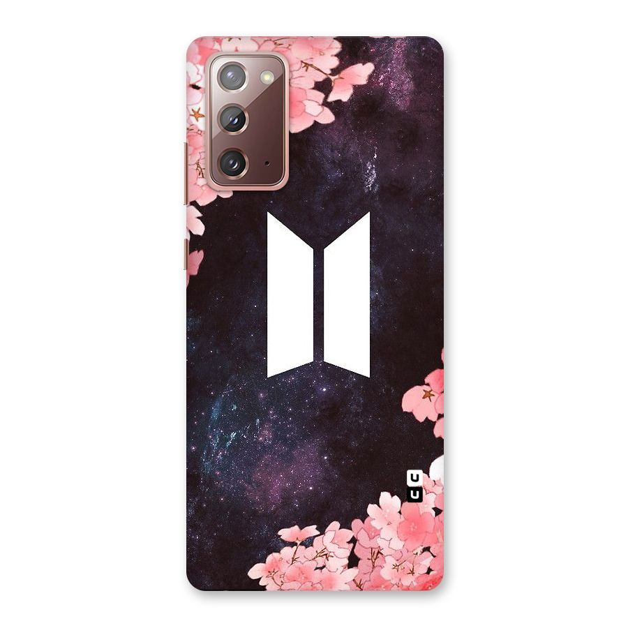 Cherry Blossom Pause Design Back Case for Galaxy Note 20