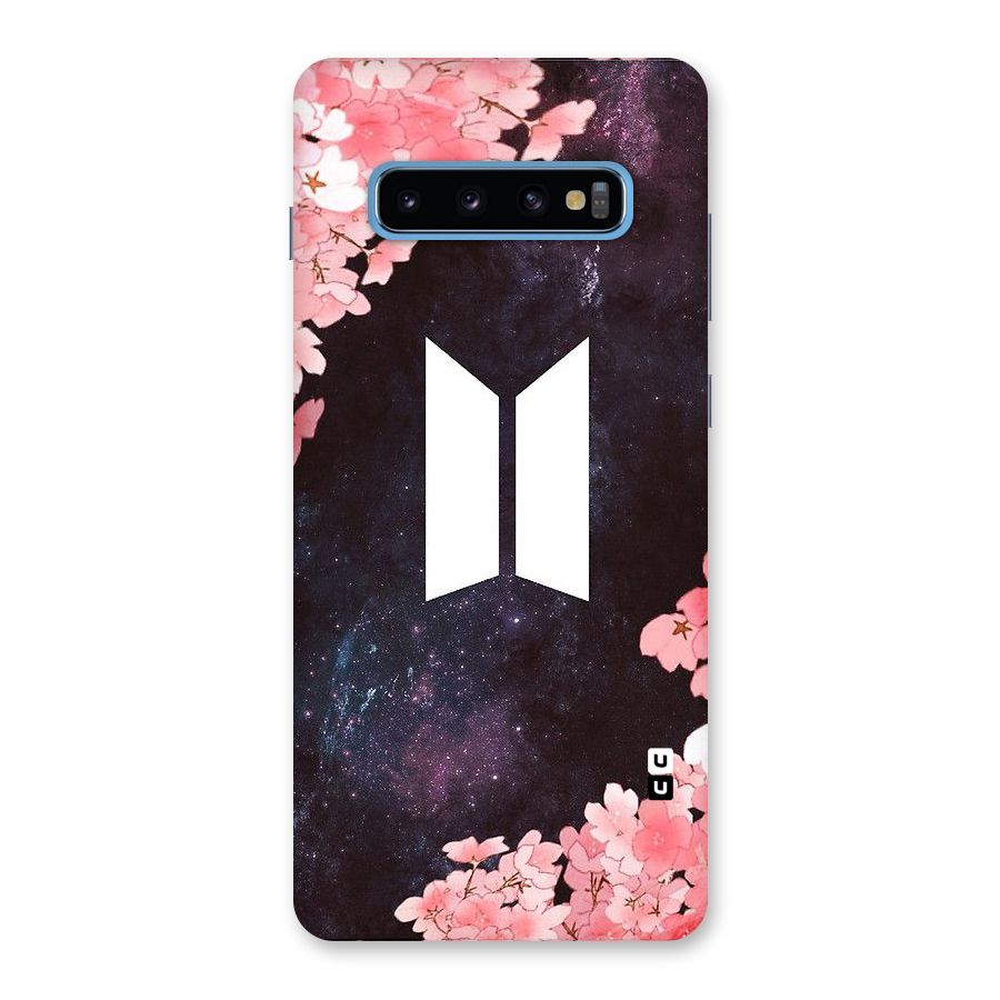 Cherry Blossom Pause Design Back Case for Galaxy S10 Plus