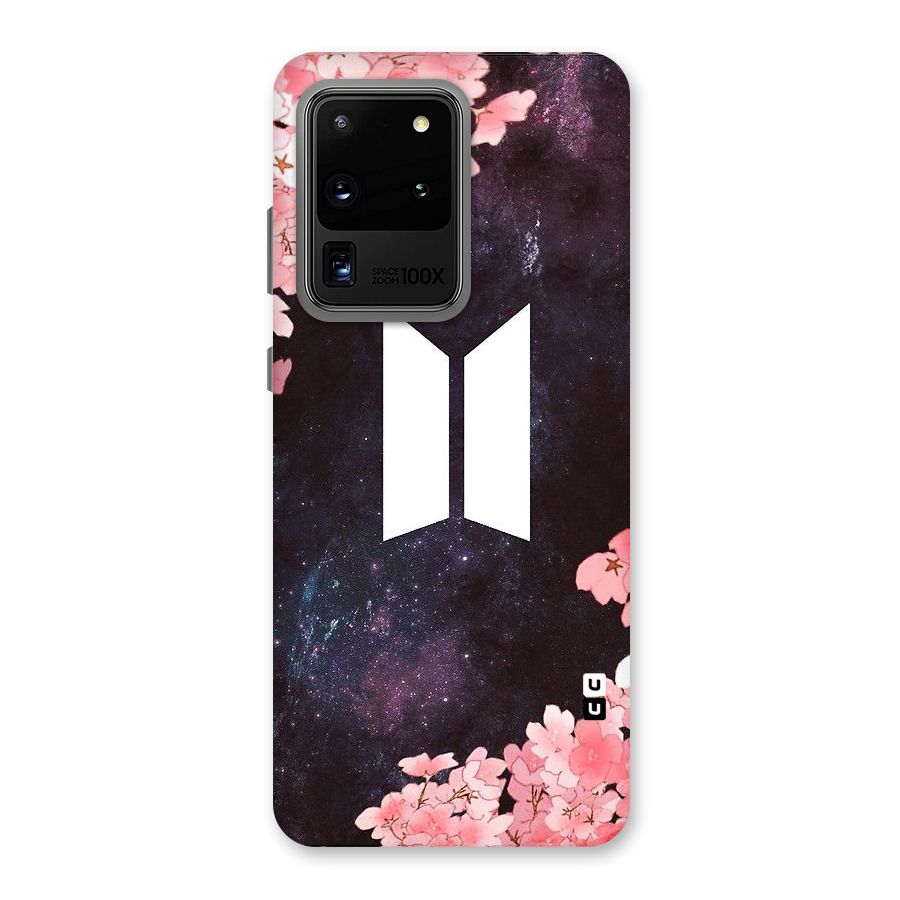 Cherry Blossom Pause Design Back Case for Galaxy S20 Ultra