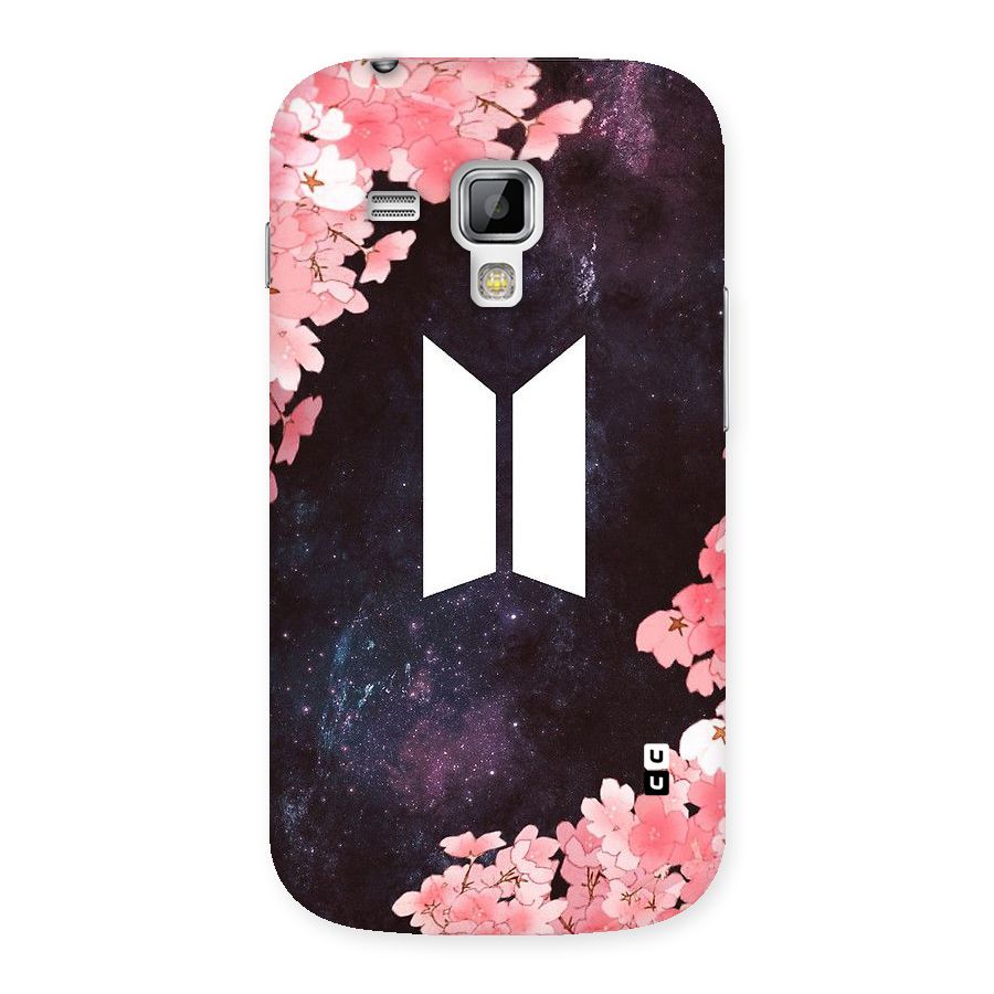 Cherry Blossom Pause Design Back Case for Galaxy S Duos