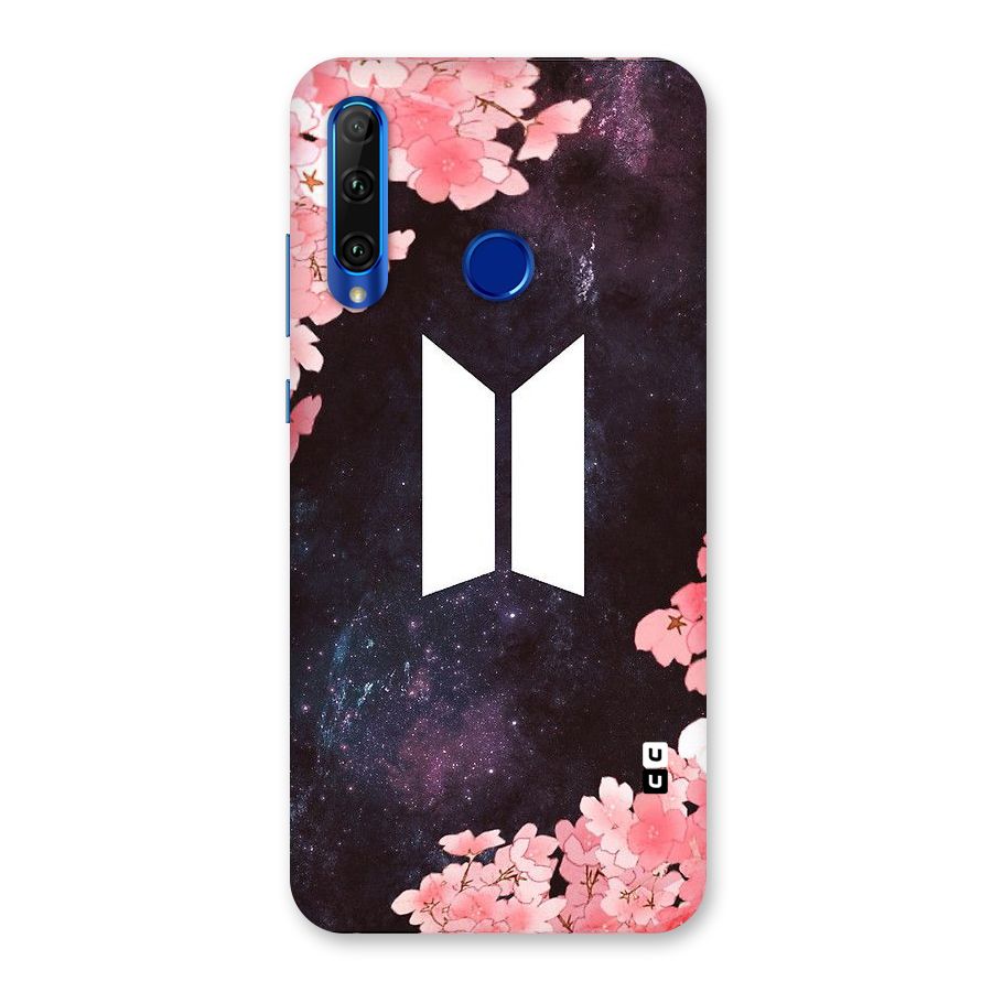 Cherry Blossom Pause Design Back Case for Honor 20i