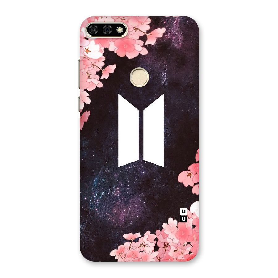 Cherry Blossom Pause Design Back Case for Honor 7A