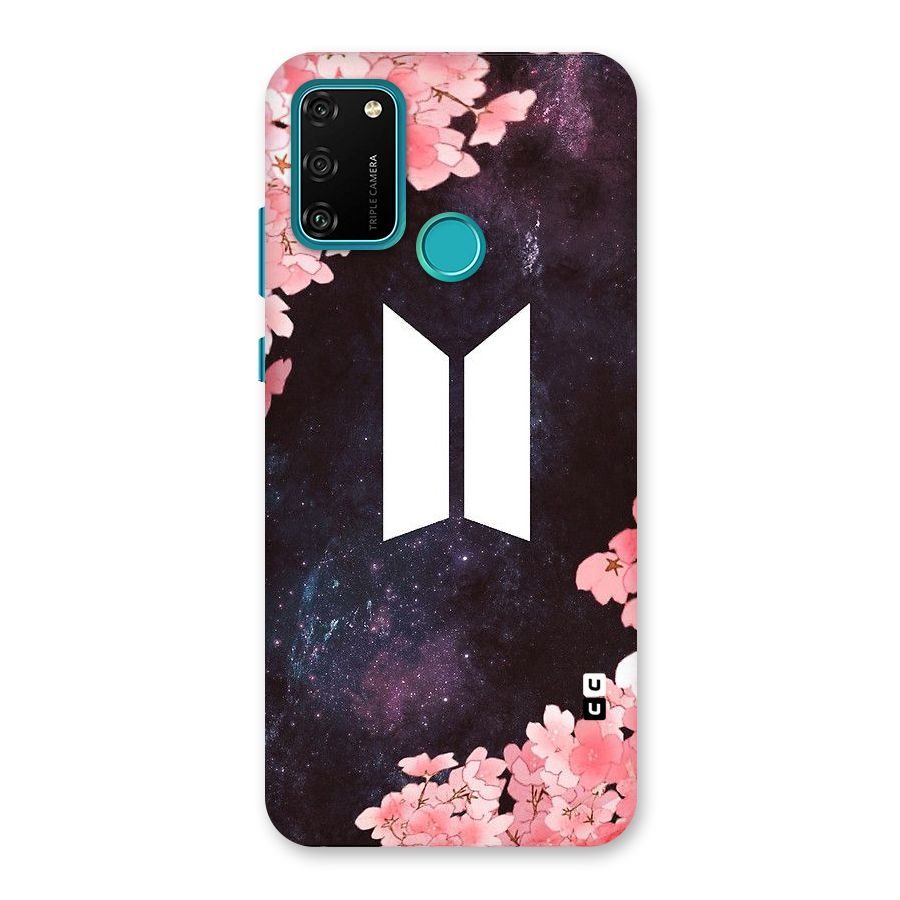 Cherry Blossom Pause Design Back Case for Honor 9A