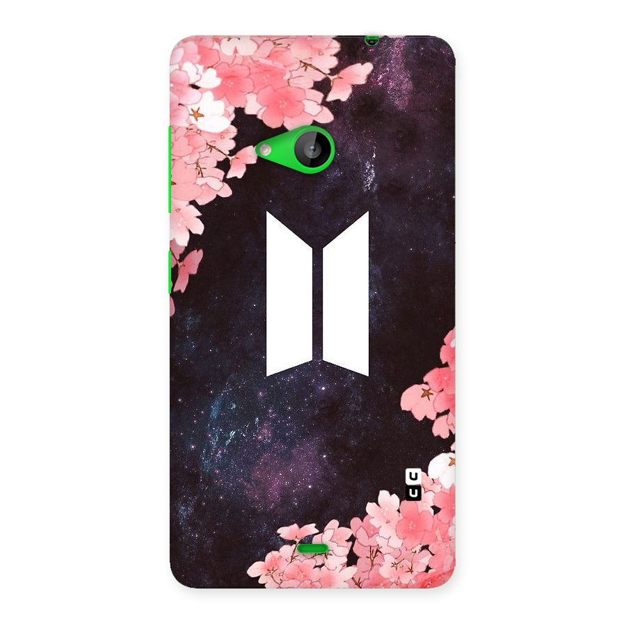 Cherry Blossom Pause Design Back Case for Lumia 535