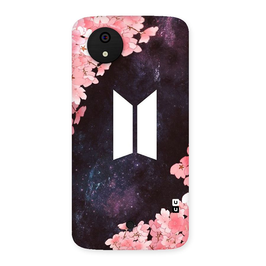 Cherry Blossom Pause Design Back Case for Micromax Canvas A1