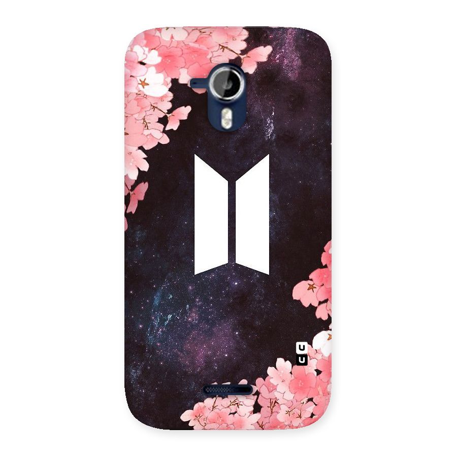 Cherry Blossom Pause Design Back Case for Micromax Canvas Magnus A117