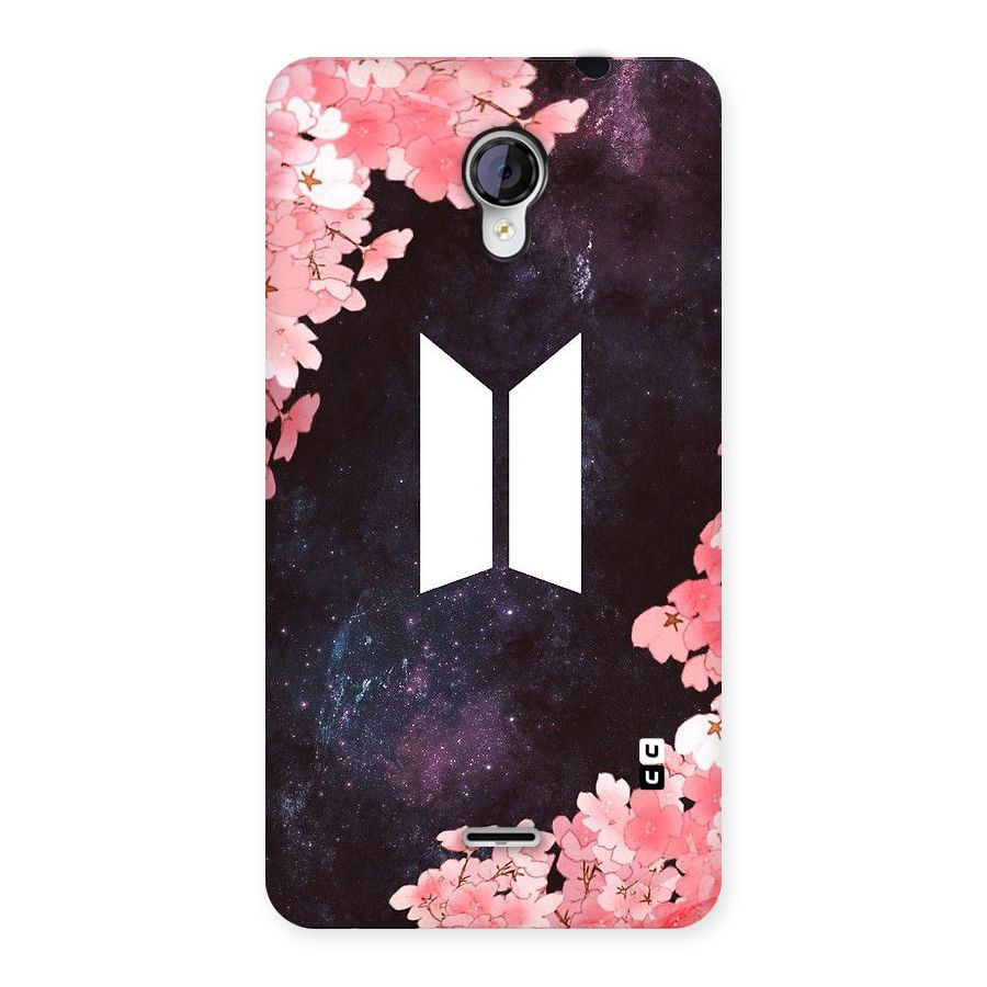 Cherry Blossom Pause Design Back Case for Micromax Unite 2 A106