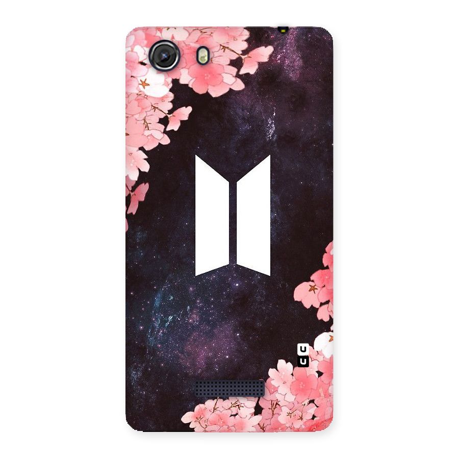 Cherry Blossom Pause Design Back Case for Micromax Unite 3