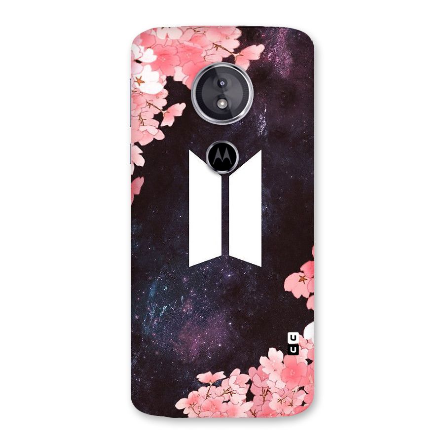 Cherry Blossom Pause Design Back Case for Moto E5