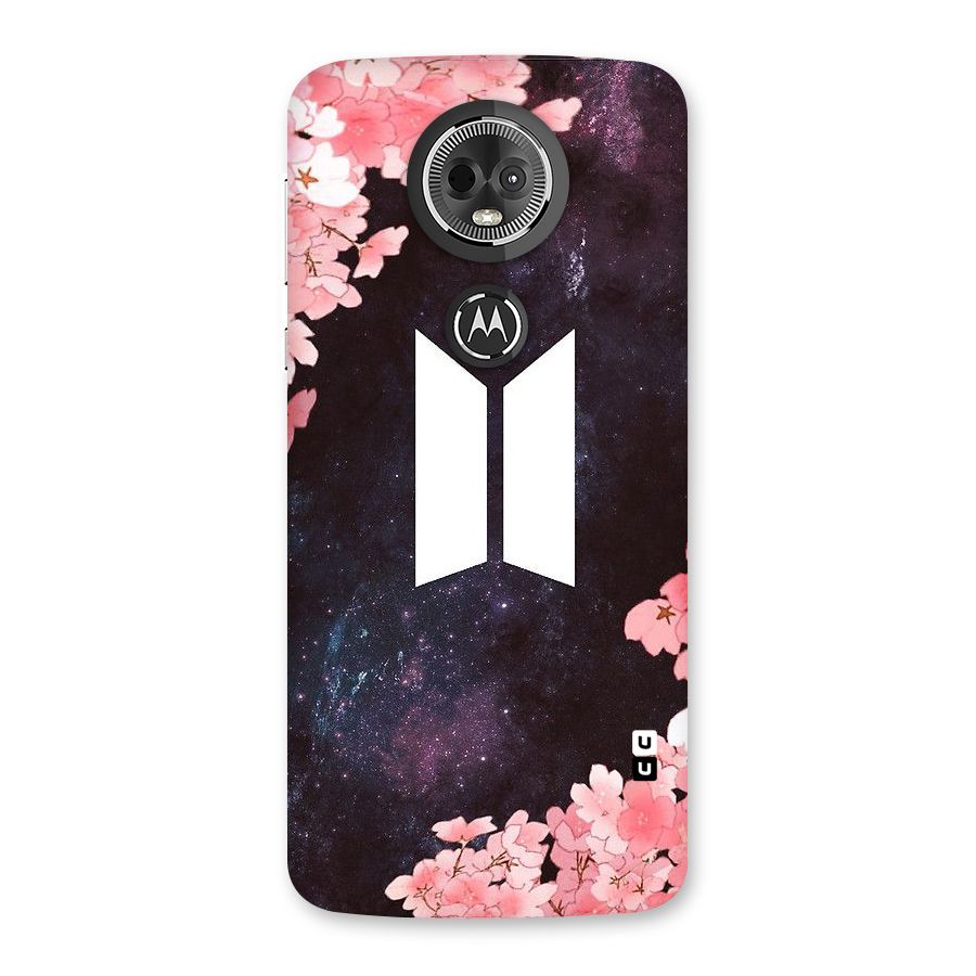 Cherry Blossom Pause Design Back Case for Moto E5 Plus