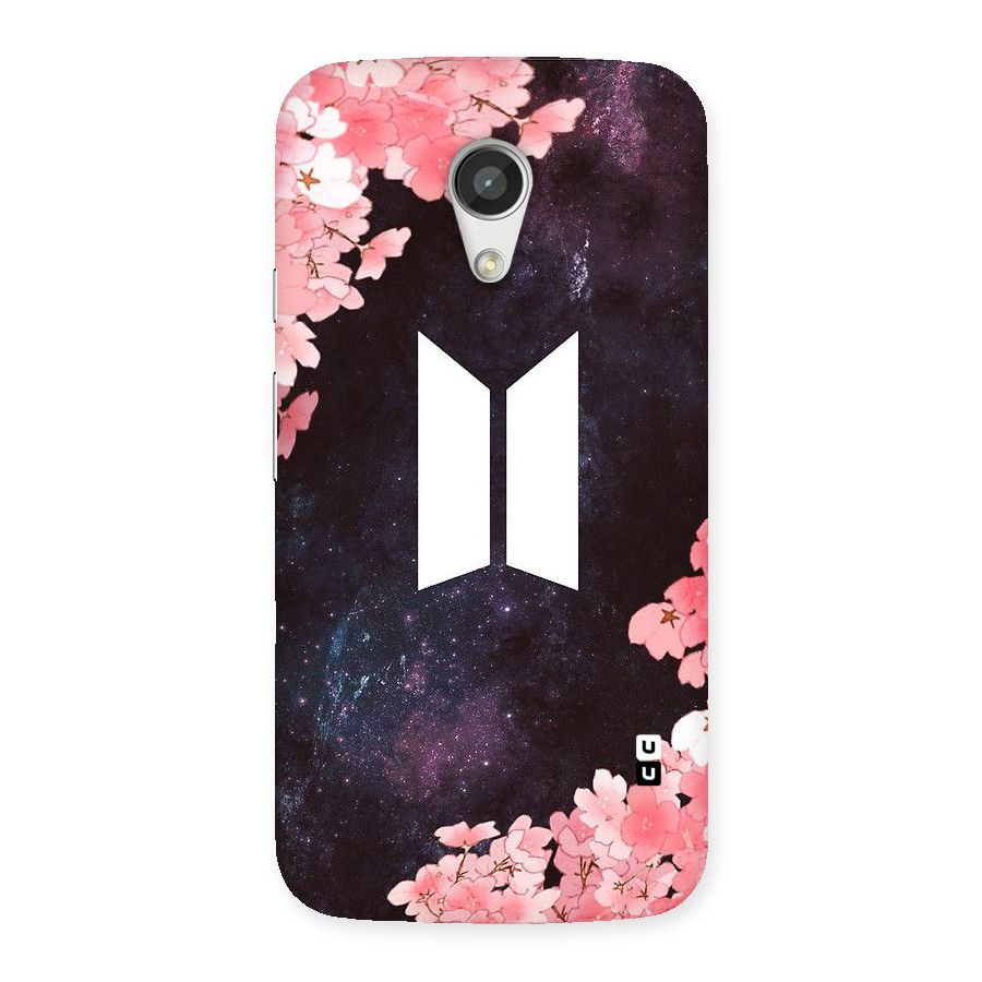 Cherry Blossom Pause Design Back Case for Moto G 2nd Gen
