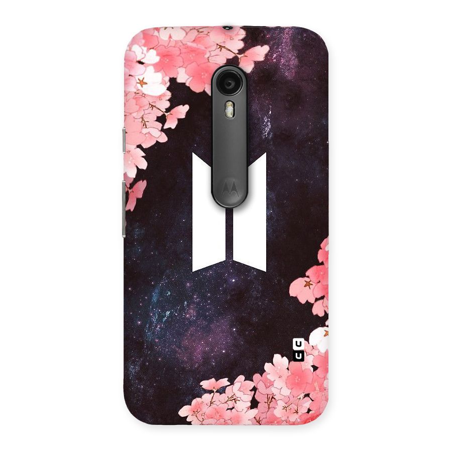 Cherry Blossom Pause Design Back Case for Moto G Turbo