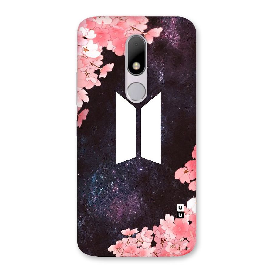 Cherry Blossom Pause Design Back Case for Moto M