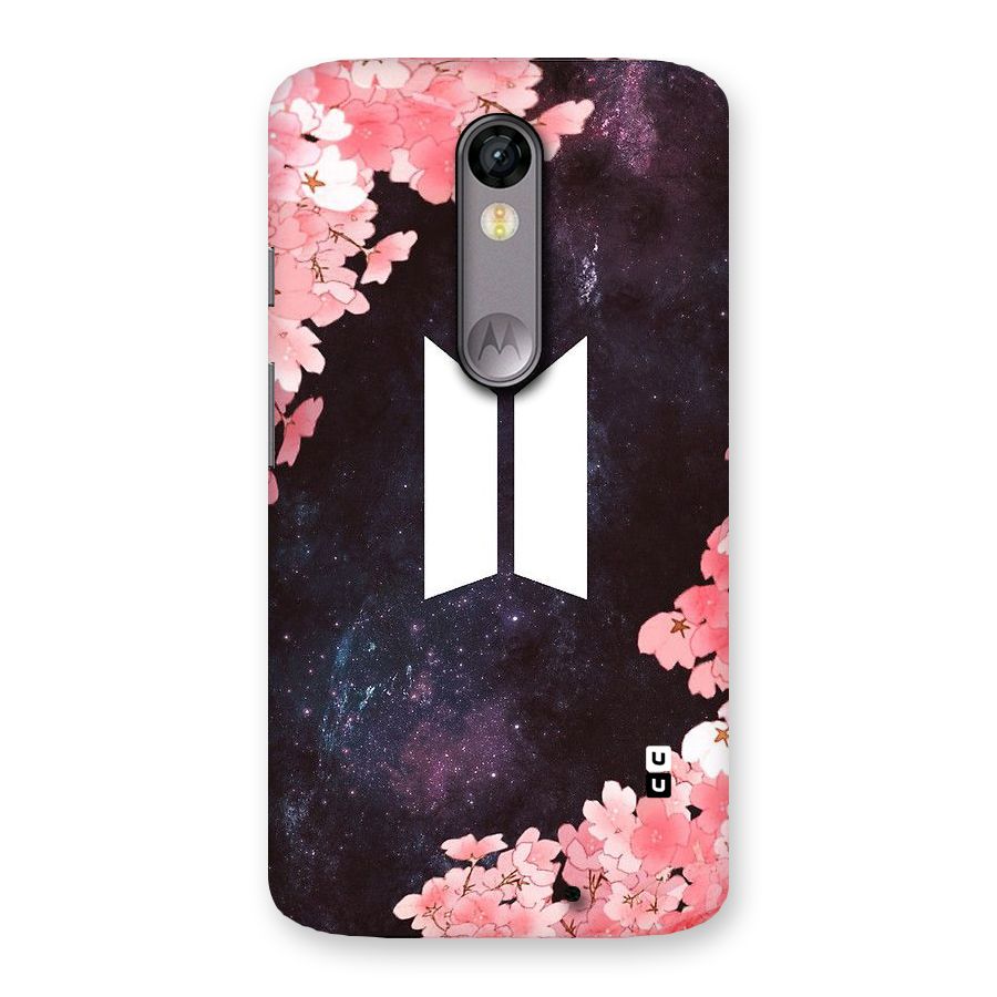 Cherry Blossom Pause Design Back Case for Moto X Force
