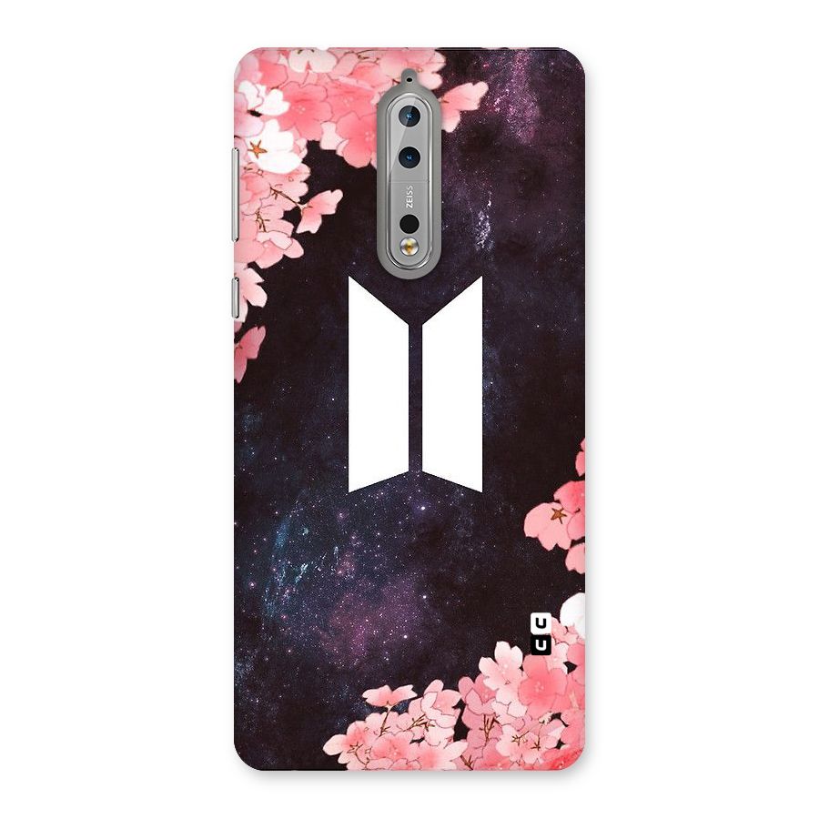 Cherry Blossom Pause Design Back Case for Nokia 8
