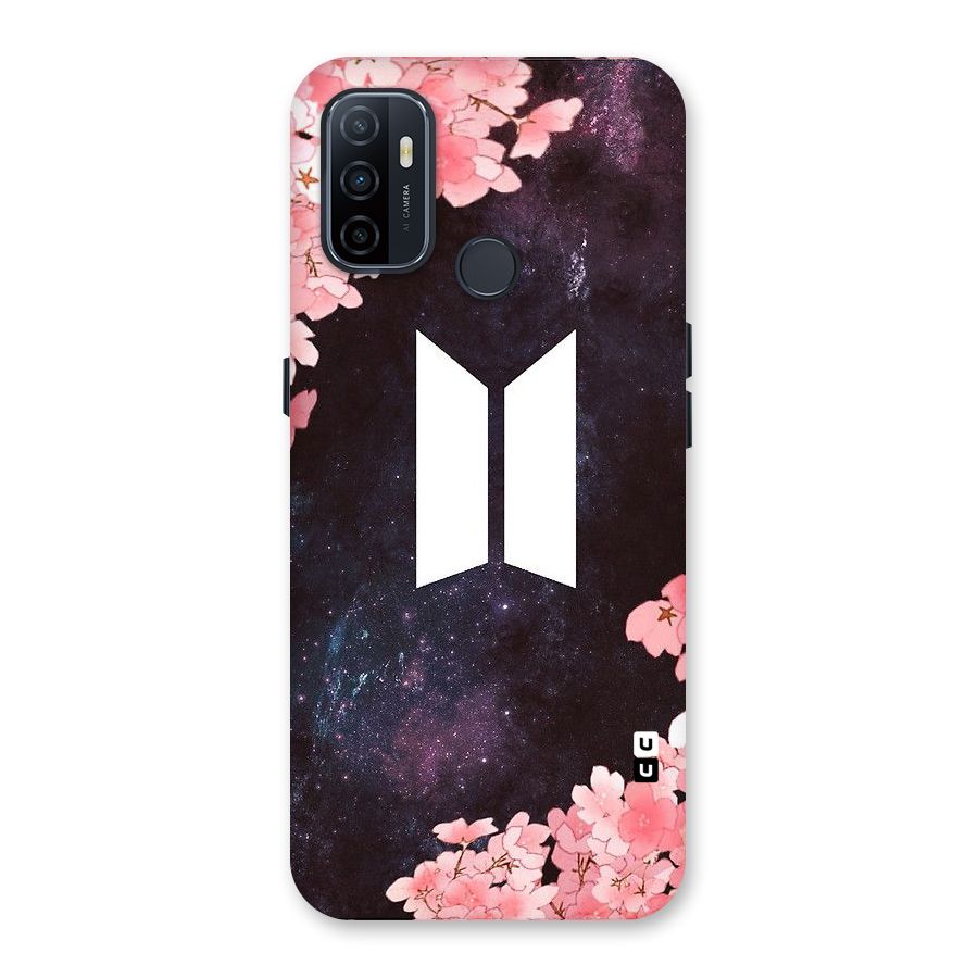 Cherry Blossom Pause Design Back Case for Oppo A32