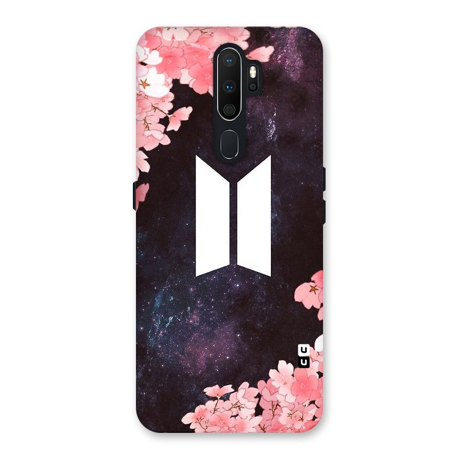 Cherry Blossom Pause Design Back Case for Oppo A5 (2020)