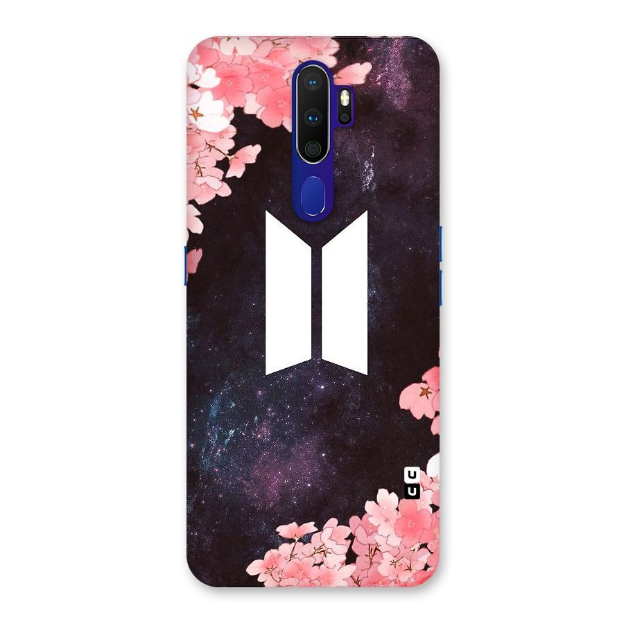 Cherry Blossom Pause Design Back Case for Oppo A9 (2020)