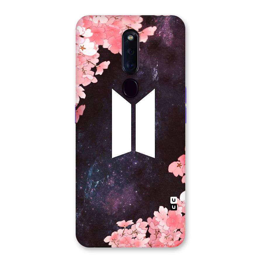 Cherry Blossom Pause Design Back Case for Oppo F11 Pro